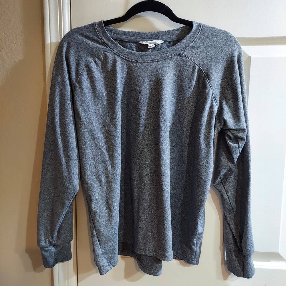 New York Laundry Charcoal Athleisure Top